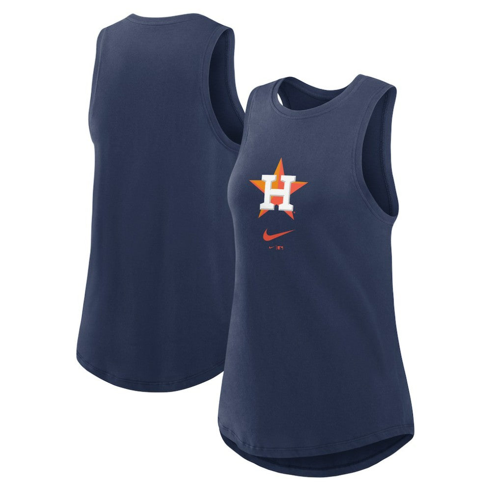 Houston Astros Nike Women's Legacy Icon High Neck Dri-FIT Tank Top | MLB New