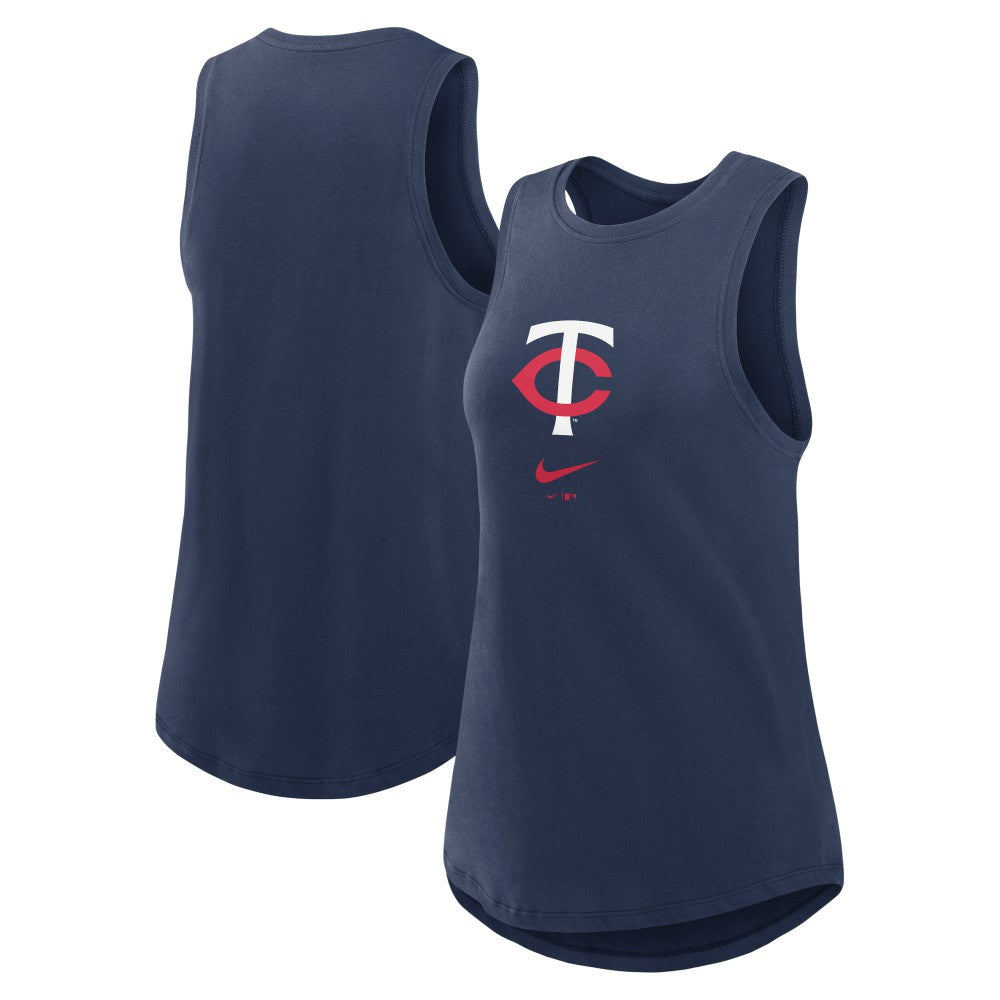 Minnesota Twins Nike Women's Legacy Icon High Neck Dri-FIT Tank Top | MLB Shop
