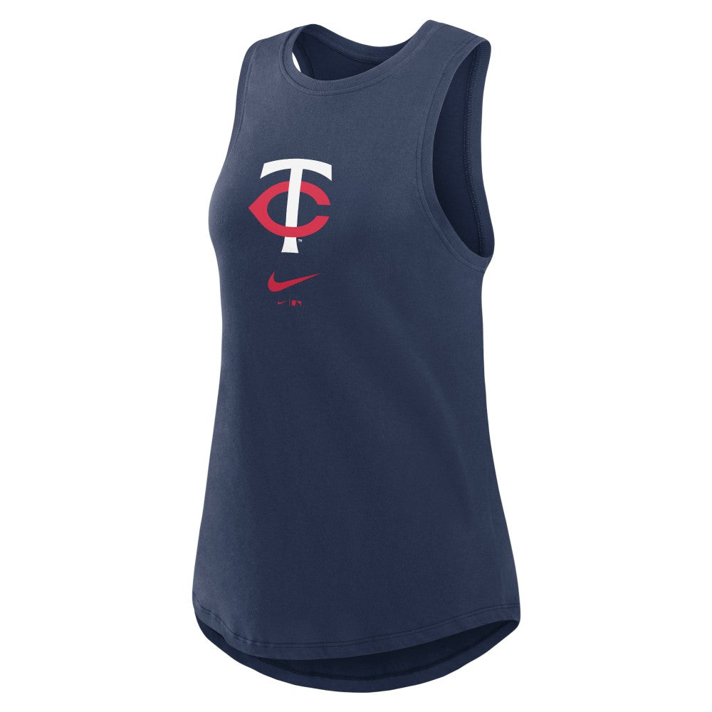 Minnesota Twins Nike Women's Legacy Icon High Neck Dri-FIT Tank Top | MLB Shop