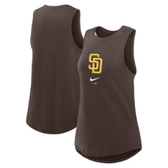 San Diego Padres Nike Women's Legacy Icon High Neck Dri-FIT Tank Top | MLB For sale