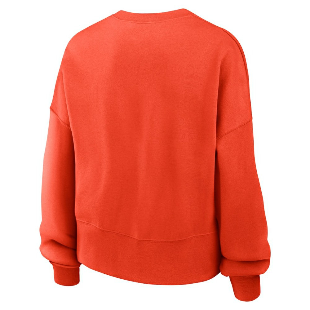 Houston Astros Nike Women's Oversized Cropped Pullover Sweatshirt | MLB On Sale