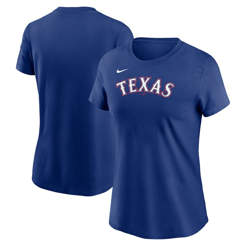 Texas Rangers Nike Women's Wordmark T-Shirt | MLB Sale