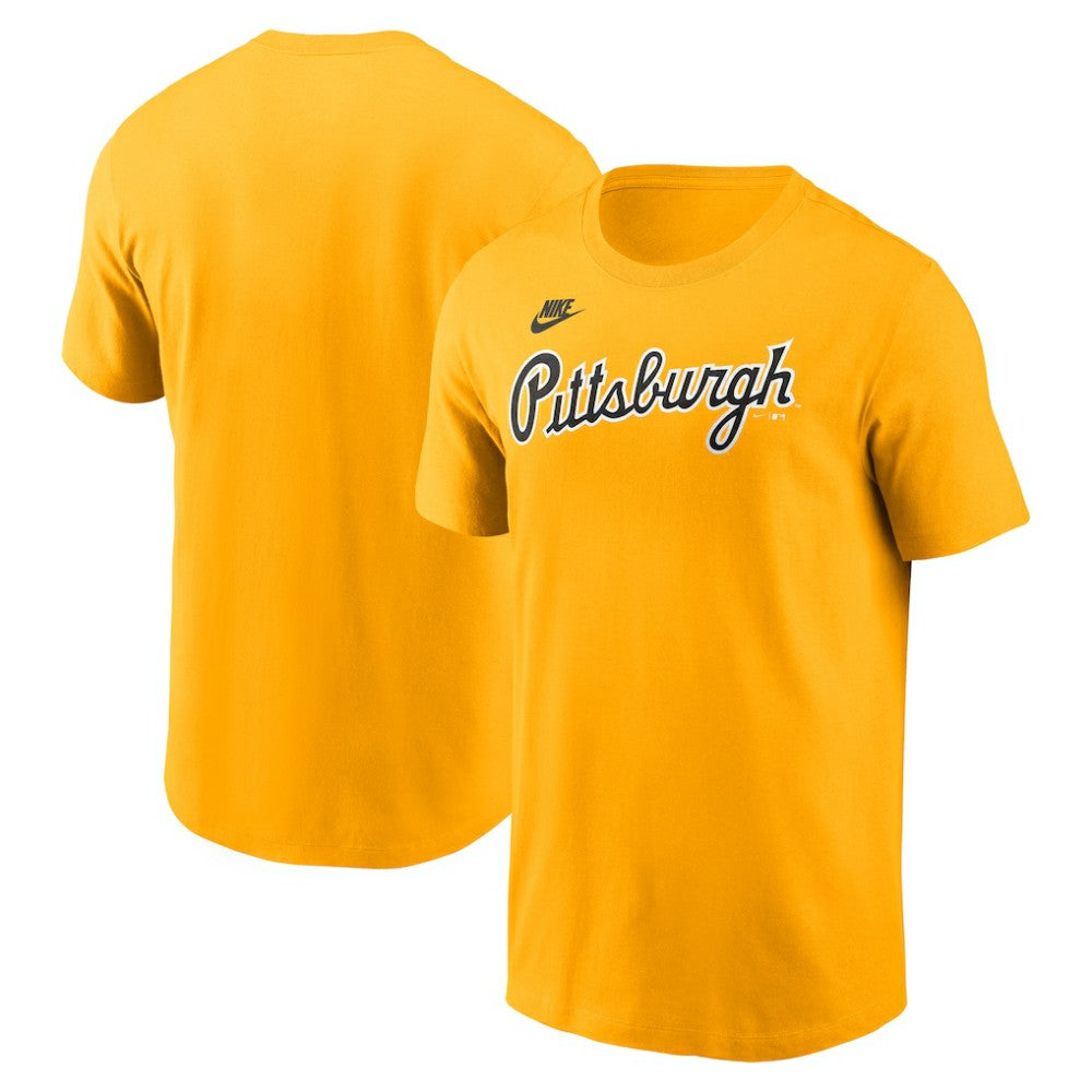 Pittsburgh Pirates Nike Cooperstown Collection Wordmark T-Shirt | MLB Online
