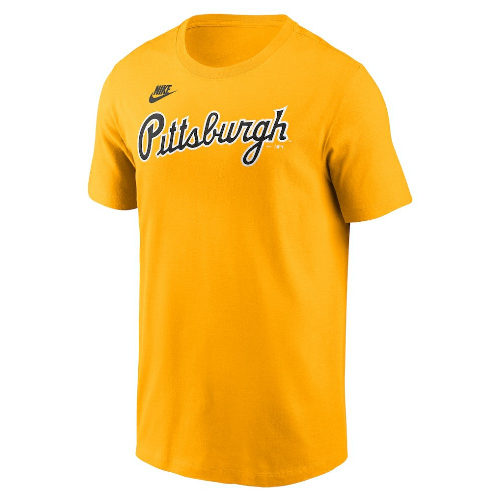 Pittsburgh Pirates Nike Cooperstown Collection Wordmark T-Shirt | MLB Online