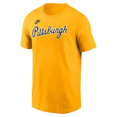Pittsburgh Pirates Nike Cooperstown Collection Wordmark T-Shirt | MLB Online