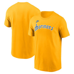 Seattle Mariners Nike Cooperstown Collection Wordmark T-Shirt | MLB US