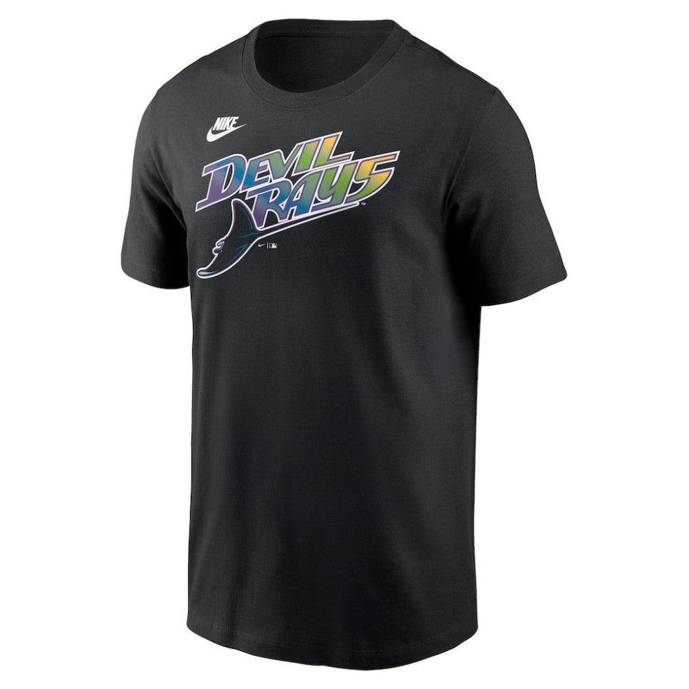 Tampa Bay Rays Nike Cooperstown Collection Wordmark T-Shirt | MLB Outlet