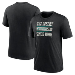 Arizona Diamondbacks Nike Cooperstown Collection Local Stack Tri-Blend T-Shirt | MLB Discount