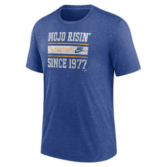 Seattle Mariners Nike Cooperstown Collection Local Stack Tri-Blend T-Shirt | MLB Outlet
