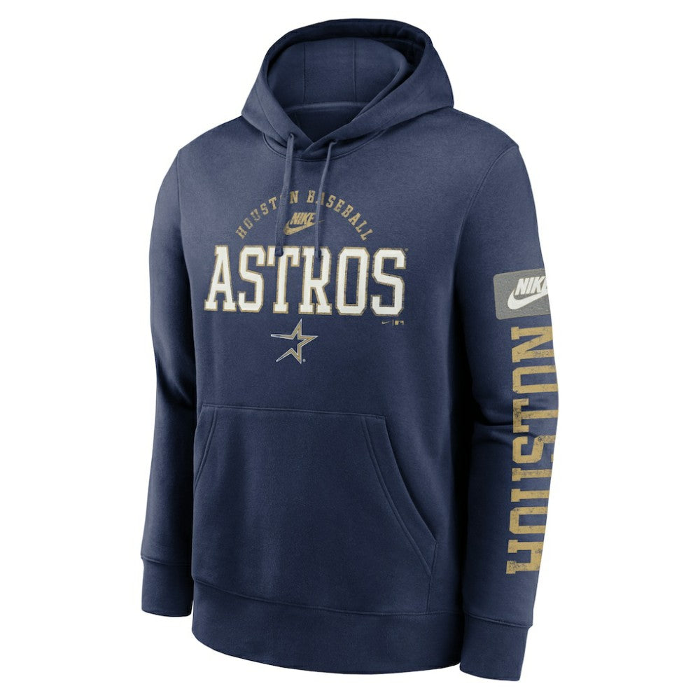 Houston Astros Nike Cooperstown Collection Splitter Club Fleece Pullover Hoodie | MLB On Sale