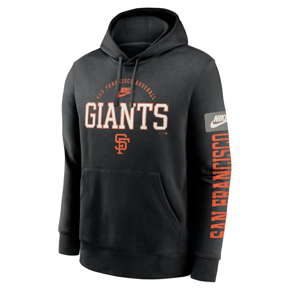 San Francisco Giants Nike Cooperstown Collection Splitter Club Fleece Pullover Hoodie | MLB Discount
