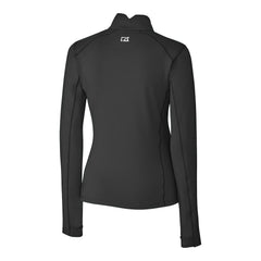 Philadelphia Eagles  Cutter & Buck Women's Gridiron Classics Logo DryTec Traverse Stretch Quarter-Zip Pullover Top