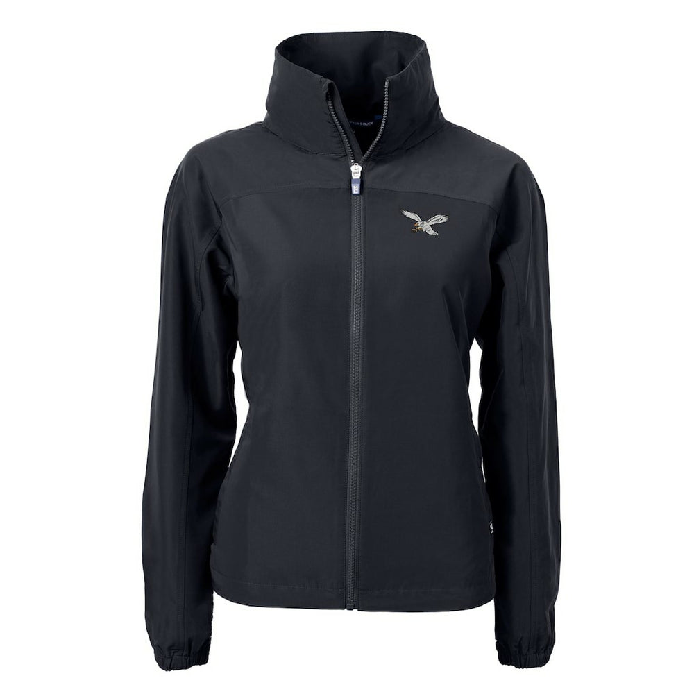 Philadelphia Eagles  Cutter & Buck Women's Gridiron Classics Logo Charter Eco Recycled Full-Zip Jacket
