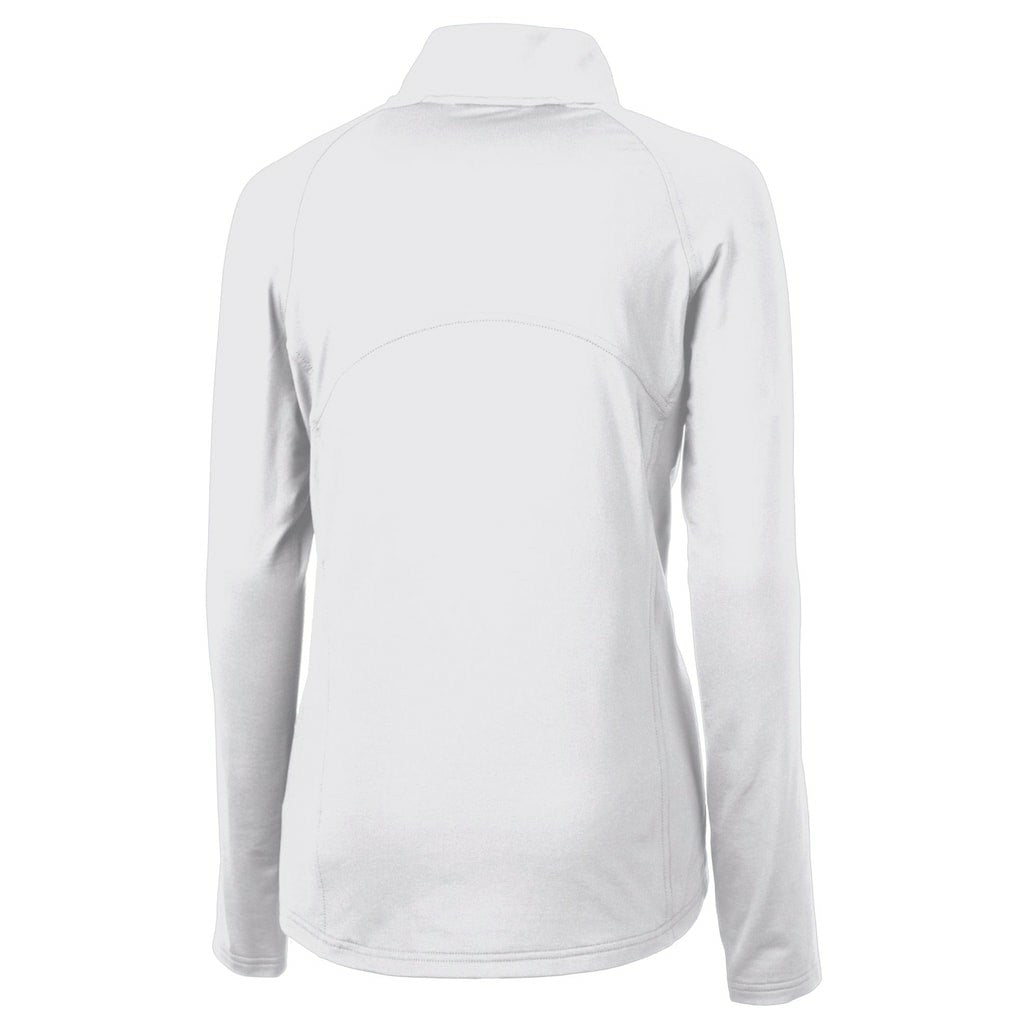 Philadelphia Eagles  Cutter & Buck Women's Gridiron Classics Logo Adapt Eco Knit Stretch Recycled Half-Zip Pullover Top
