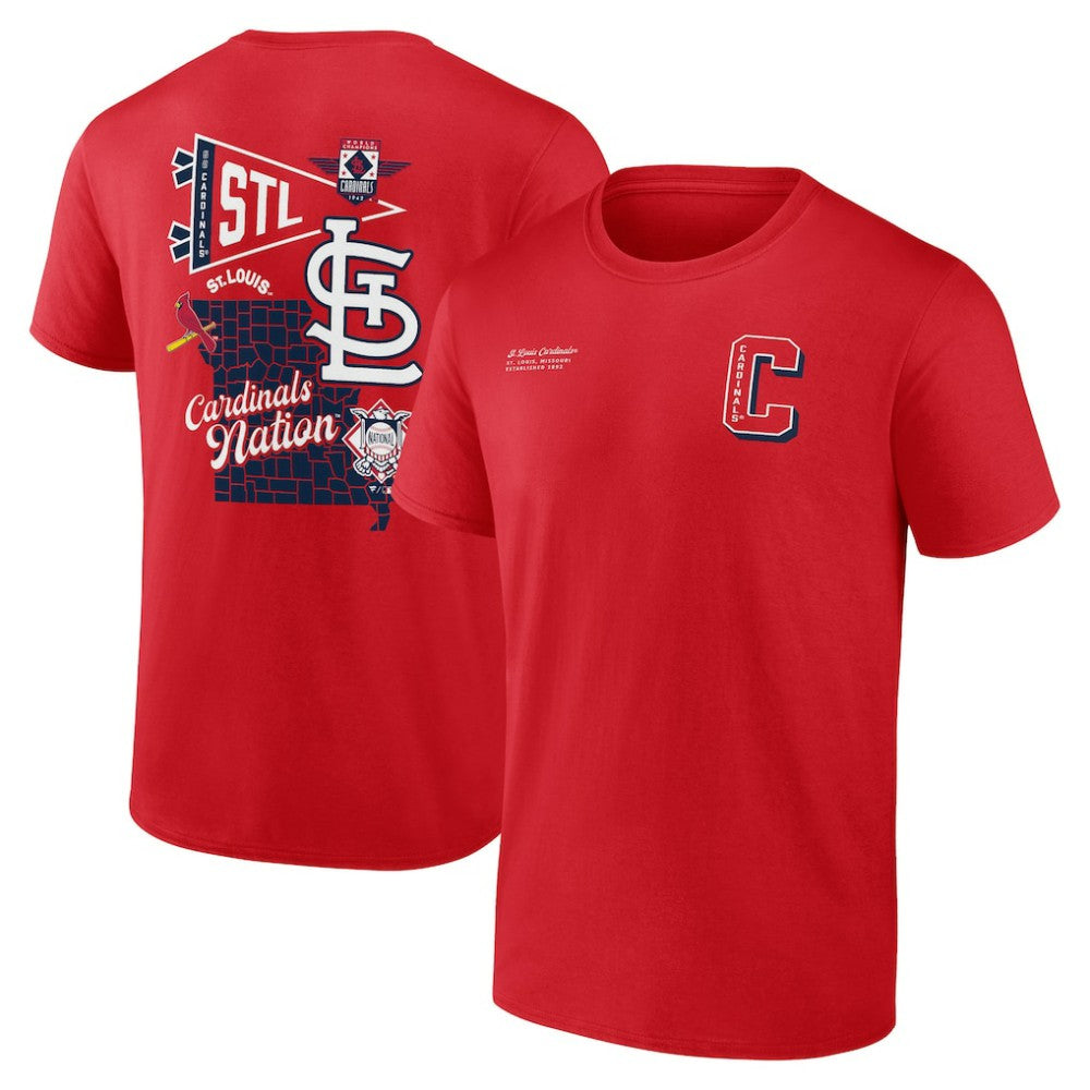 St. Louis Cardinals Fanatics Split Zone T-Shirt | MLB Online
