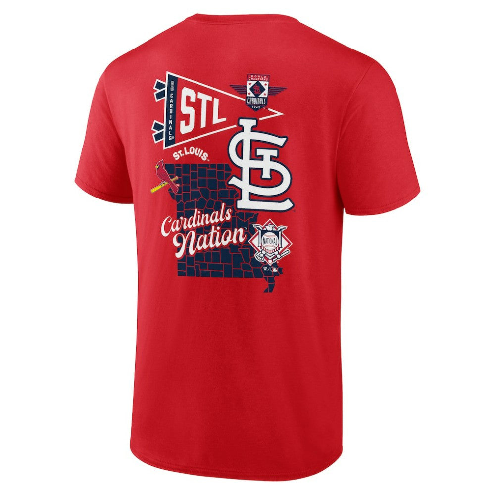 St. Louis Cardinals Fanatics Split Zone T-Shirt | MLB Online