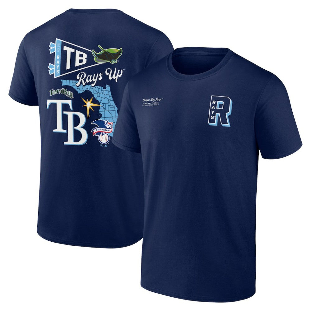 Tampa Bay Rays Fanatics Split Zone T-Shirt | MLB Outlet