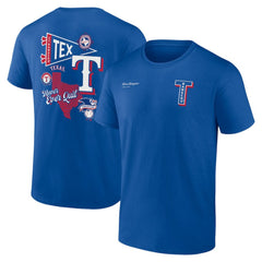 Texas Rangers Fanatics Split Zone T-Shirt | MLB On Sale