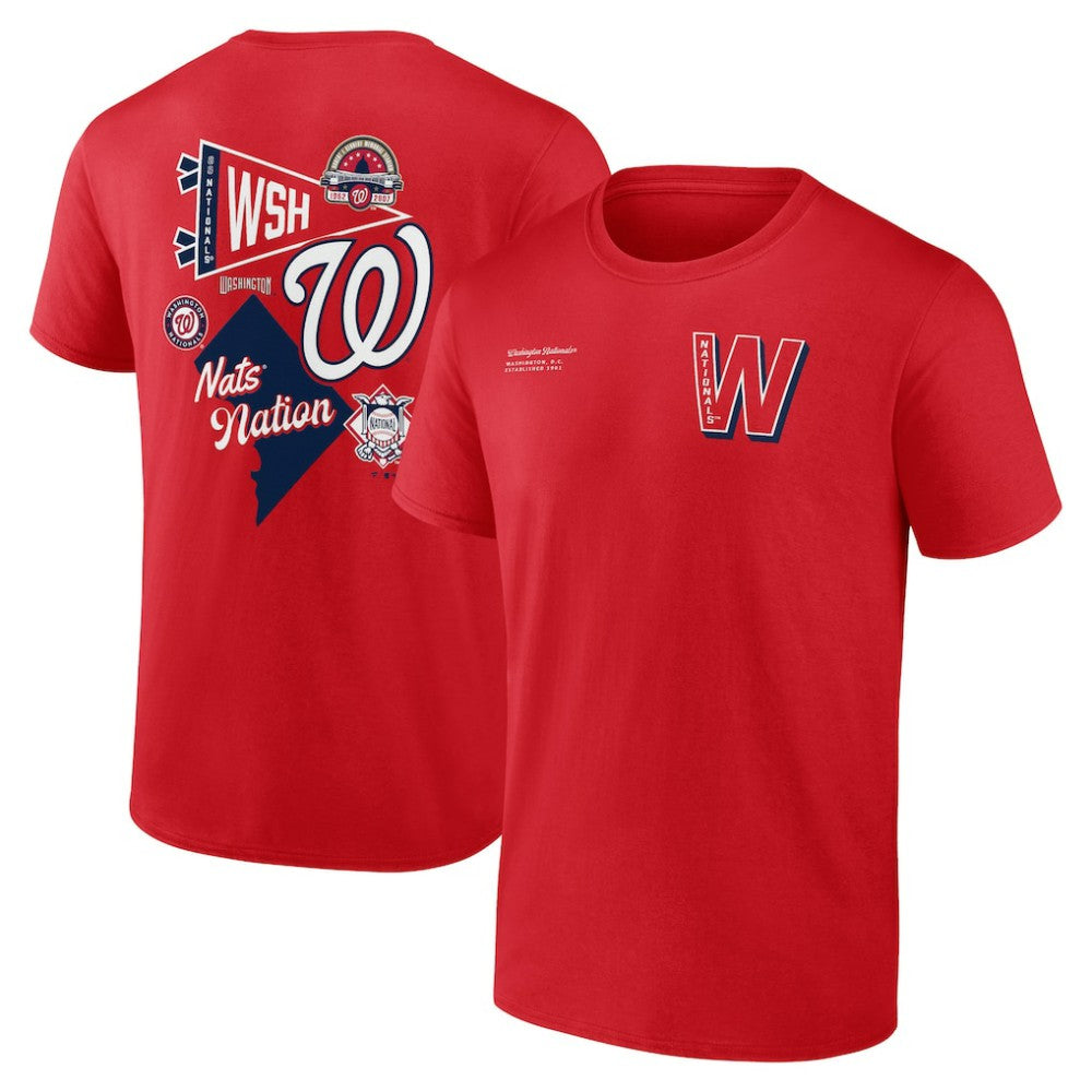 Washington Nationals Fanatics Split Zone T-Shirt | MLB New