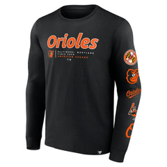 Baltimore Orioles Fanatics Strike the Goal Long Sleeve T-Shirt | MLB Shop