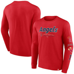 Los Angeles Angels Fanatics Strike the Goal Long Sleeve T-Shirt | MLB For sale