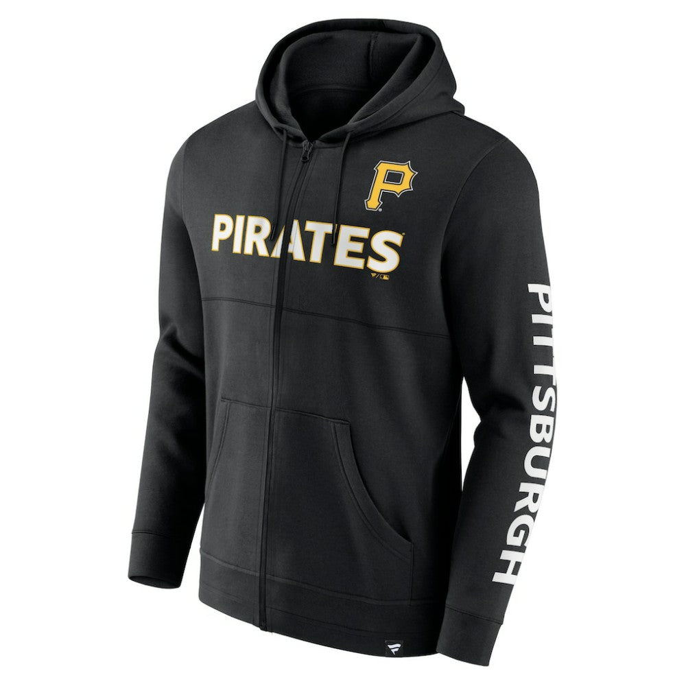 Pittsburgh Pirates Fanatics Ace Hoodie Full-Zip Sweatshirt | MLB US