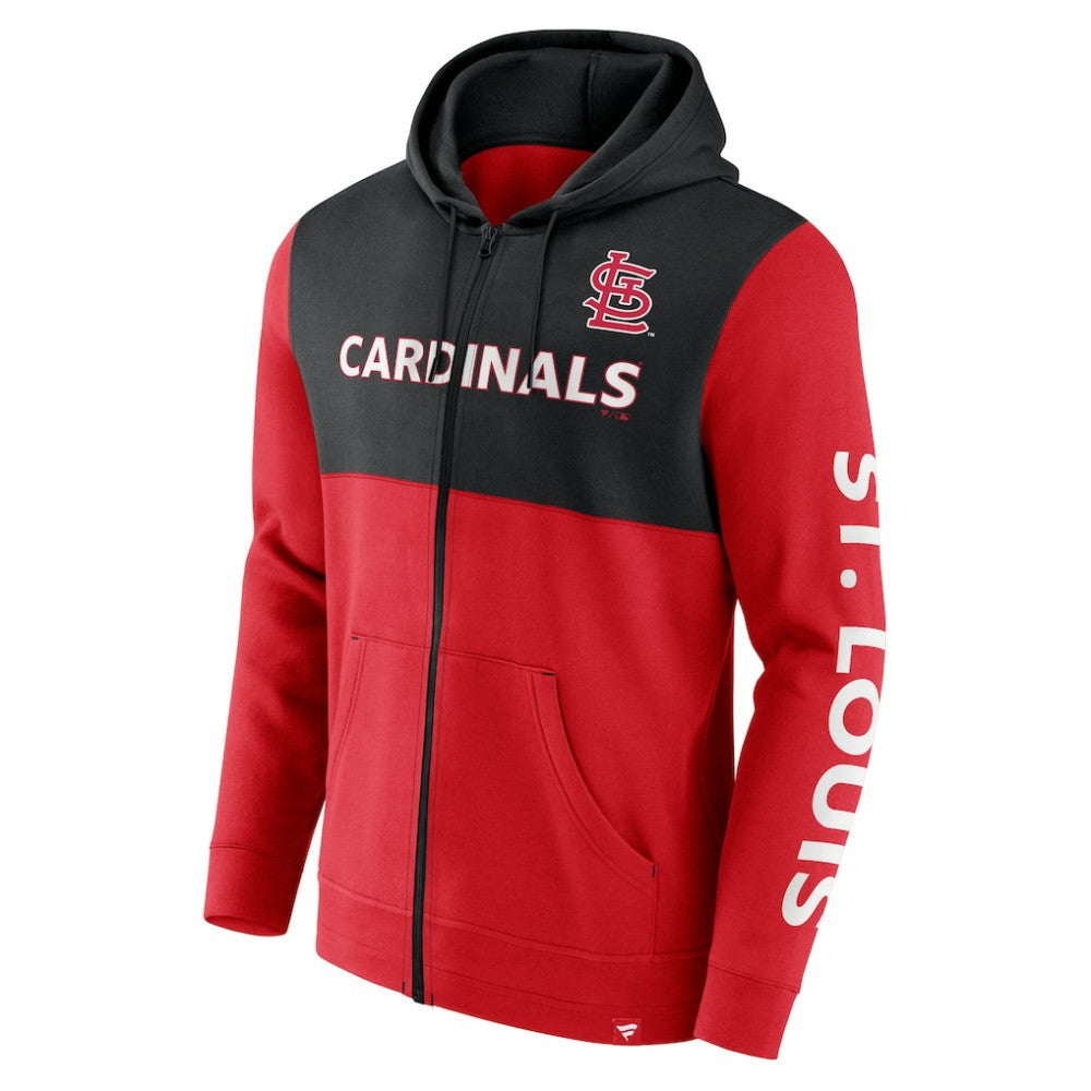 St. Louis Cardinals Fanatics Ace Hoodie Full-Zip Sweatshirt | MLB Outlet
