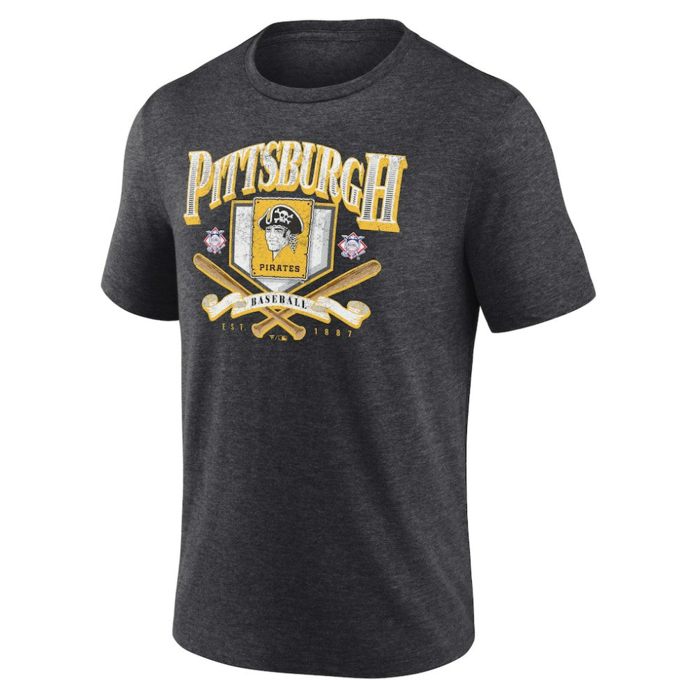 Pittsburgh Pirates Fanatics Home Team Tri-Blend T-Shirt | MLB Outlet