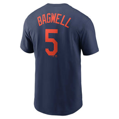 Jeff Bagwell Houston Astros Nike Cooperstown Collection Fuse Name & Number T-Shirt | MLB Discount