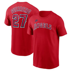 Vladimir Guerrero Los Angeles Angels Nike Fuse Name & Number T-Shirt | MLB US