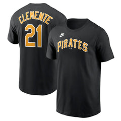 Roberto Clemente Pittsburgh Pirates Nike Fuse Name & Number T-Shirt | MLB Discount