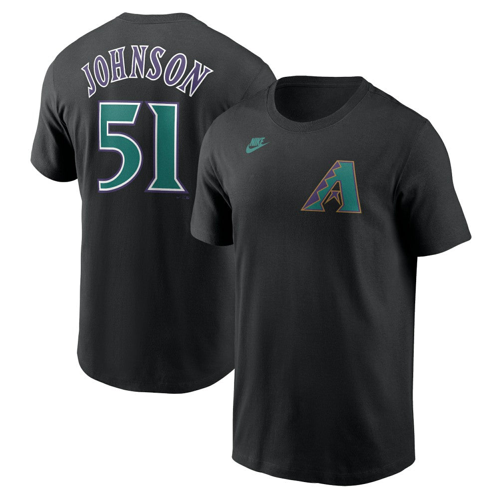 Randy Johnson Arizona Diamondbacks Nike Fuse Name & Number T-Shirt | MLB New