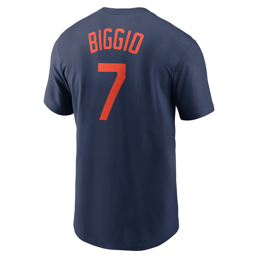 Craig Biggio Houston Astros Nike Cooperstown Collection Fuse Name & Number T-Shirt | MLB Sale