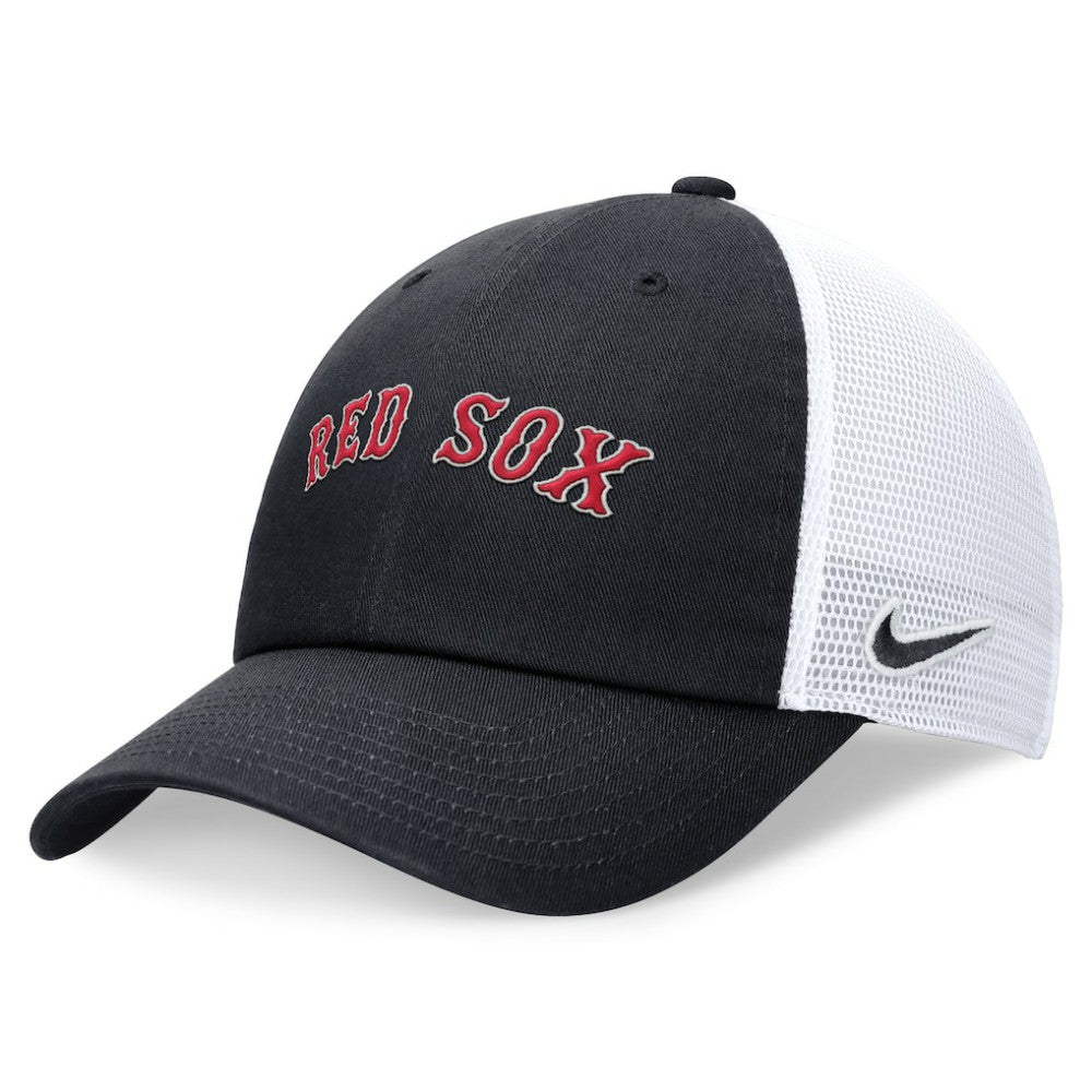 Boston Red Sox Nike Wordmark Adjustable Trucker Hat | MLB Outlet