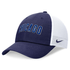 Chicago Cubs Nike Wordmark Adjustable Trucker Hat | MLB New