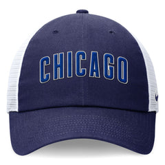 Chicago Cubs Nike Wordmark Adjustable Trucker Hat | MLB New