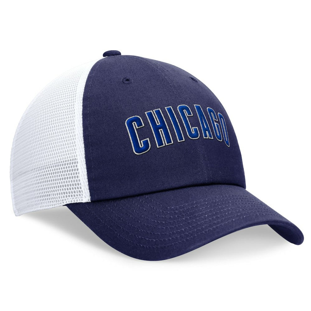 Chicago Cubs Nike Wordmark Adjustable Trucker Hat | MLB New