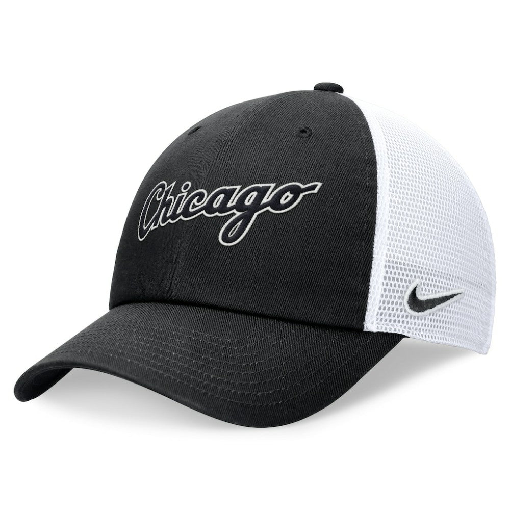 Chicago White Sox Nike Wordmark Adjustable Trucker Hat | MLB For sale