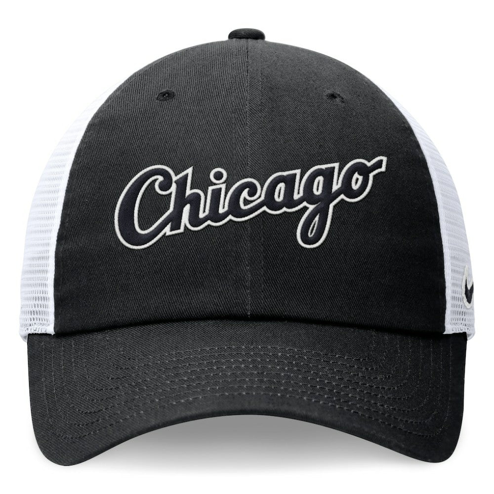 Chicago White Sox Nike Wordmark Adjustable Trucker Hat | MLB For sale