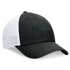 Miami Marlins Nike Wordmark Adjustable Trucker Hat | MLB Sale