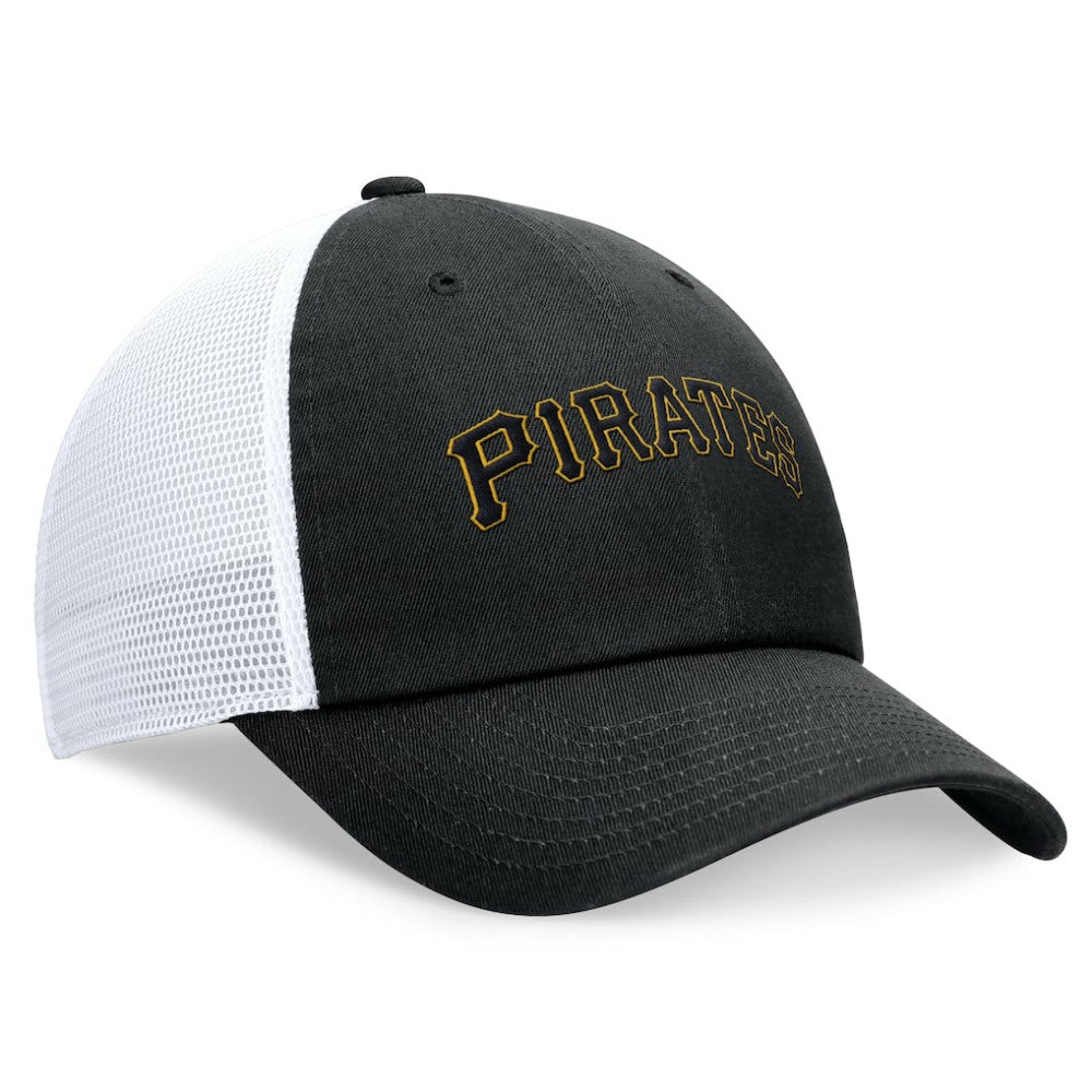 Pittsburgh Pirates Nike Wordmark Adjustable Trucker Hat | MLB New