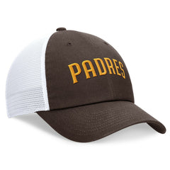 San Diego Padres Nike Wordmark Adjustable Trucker Hat | MLB On Sale