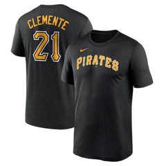 Roberto Clemente Pittsburgh Pirates Nike Legend Name & Number Performance T-Shirt | MLB For sale