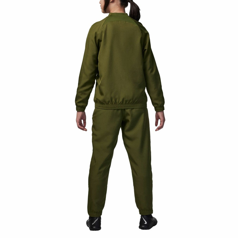 Paris Saint-Germain Jordan Brand Youth 2023/24 Strike Full-Zip Track Jacket Olive - Jordan