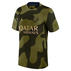 Paris Saint-Germain Jordan Brand 2023/24 Academy Pro Pre-Match Top Olive - Jordan