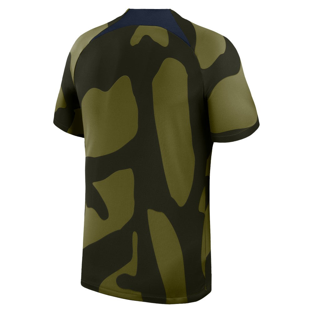 Paris Saint-Germain Jordan Brand 2023/24 Academy Pro Pre-Match Top Olive - Jordan