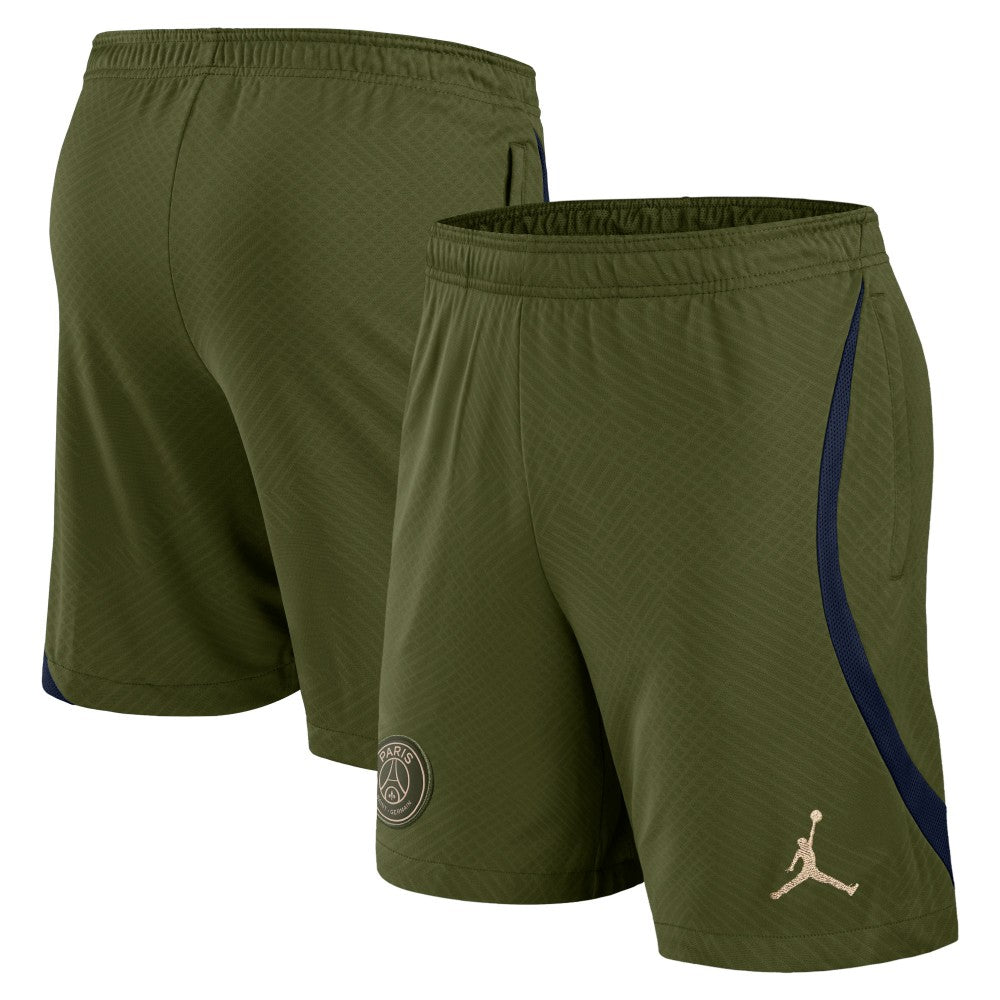 Paris Saint-Germain Jordan Brand Youth 2023/24 Fourth Strike Shorts Olive - Jordan