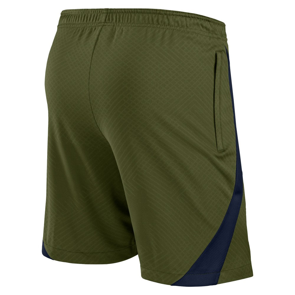 Paris Saint-Germain Jordan Brand Youth 2023/24 Fourth Strike Shorts Olive - Jordan