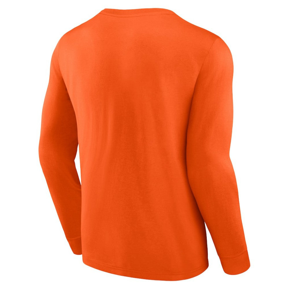 Philadelphia Flyers Fanatics Strike the Goal Long Sleeve T-Shirt On Sale