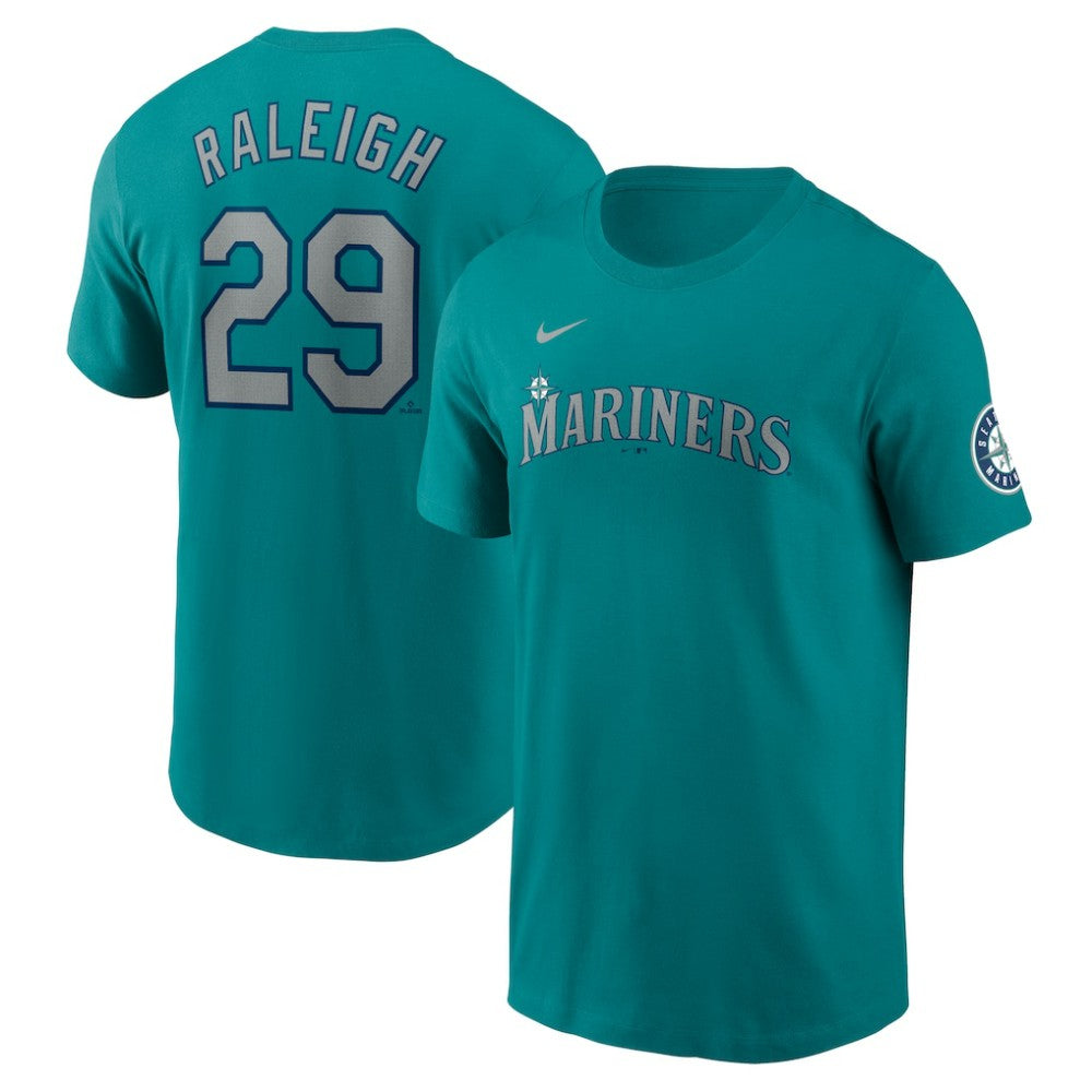 Cal Raleigh Seattle Mariners Nike Fuse Name & Number Inline T-Shirt | MLB Sale